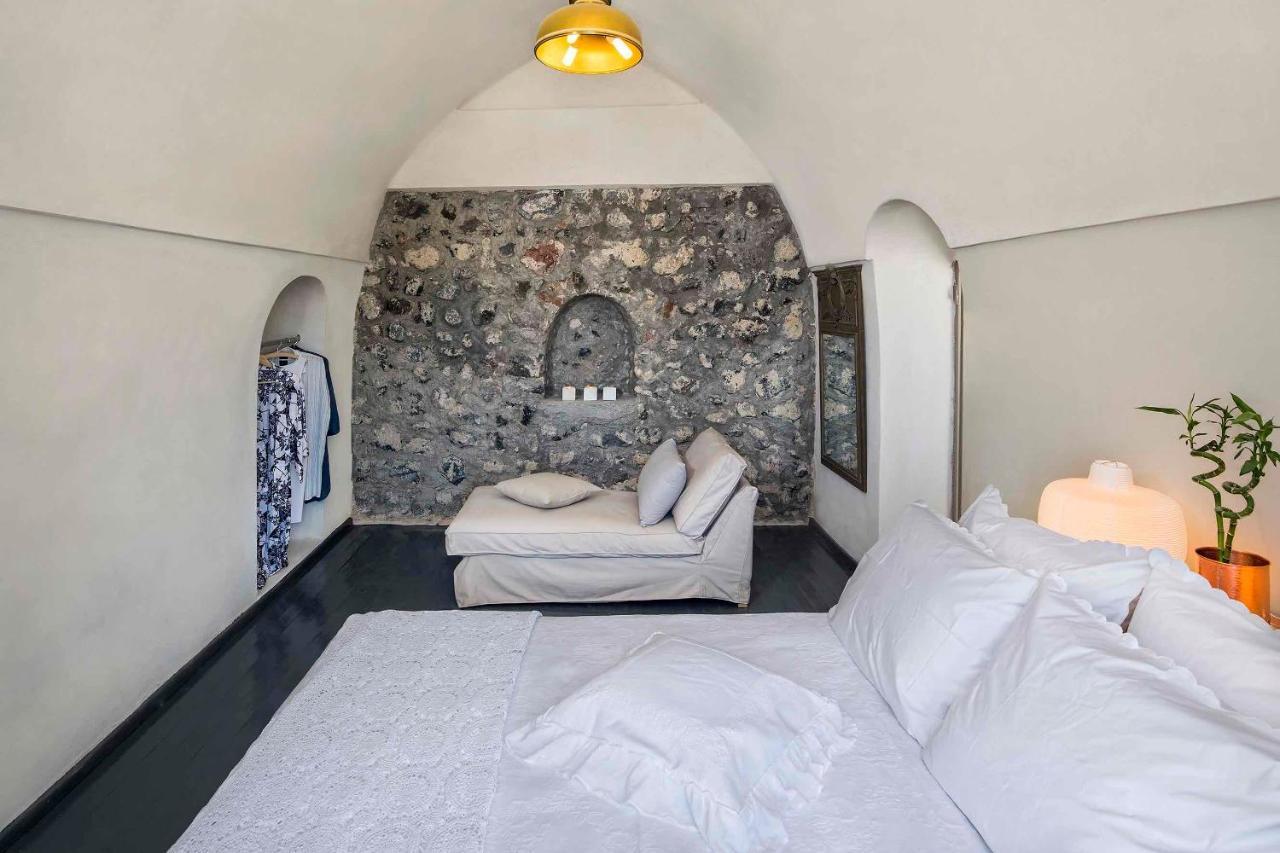 Sandandstone Villa Santorini Megalochori  Exteriér fotografie